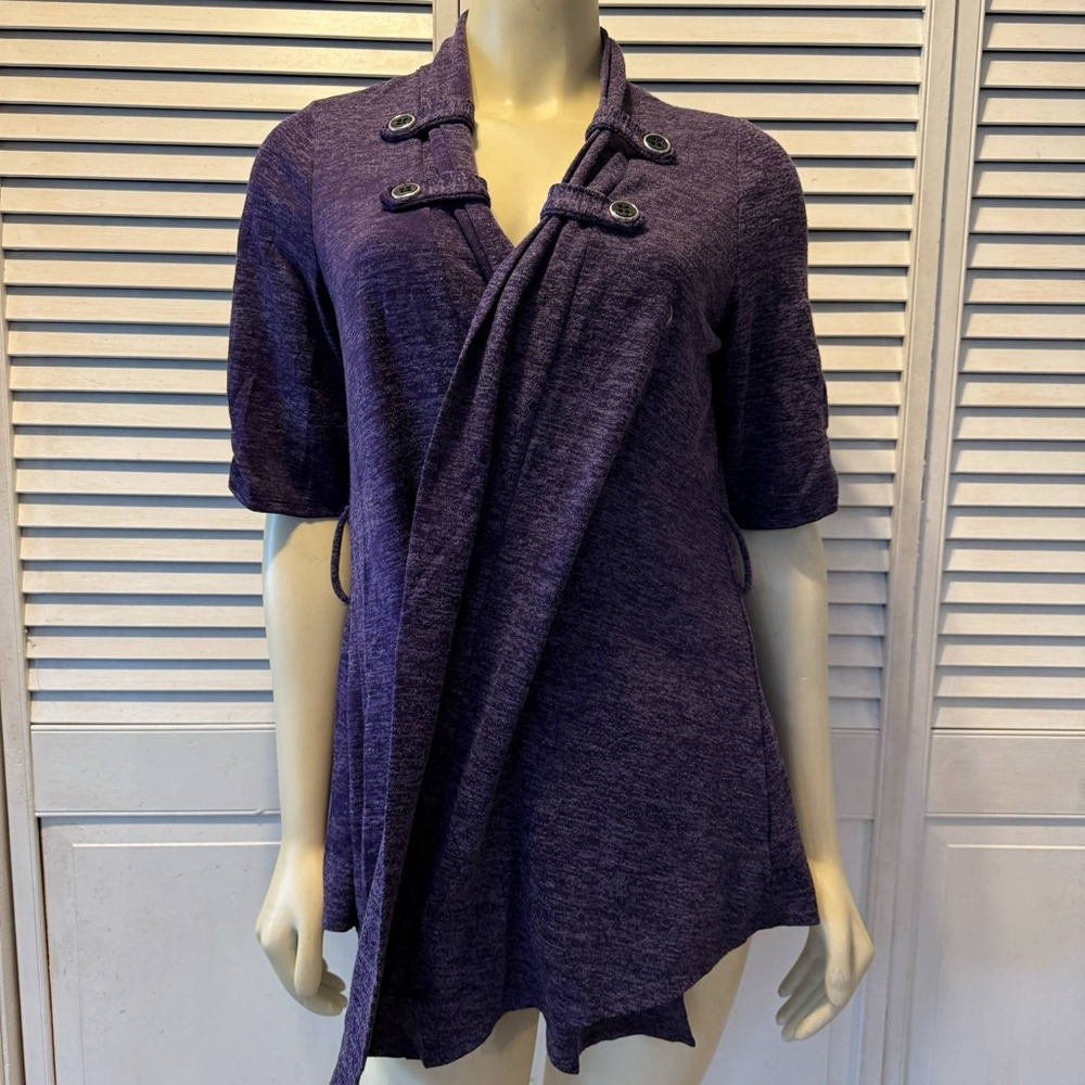 Women's HeartSoul Cardigan Size 1X Purple